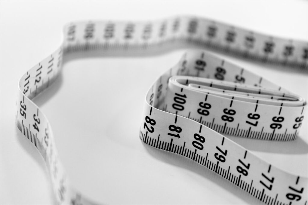 measuring tape, weight loss, losing weight